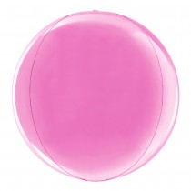 BALLON ALUMINIUM ORBZ ROND 38CM FUCHSIA