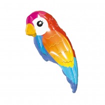 BALLON ALUMINIUM PERROQUET 67CM MULTICOLORE