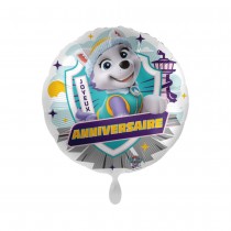 BALLON ALUMINIUM ROND ANNIVERSAIRE EVEREST 45CM