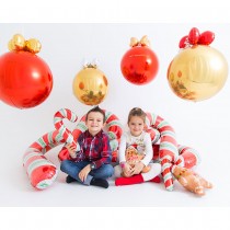 BALLON ALUMINIUM SPHÈRE SPHÈRE 38CM ROUGE