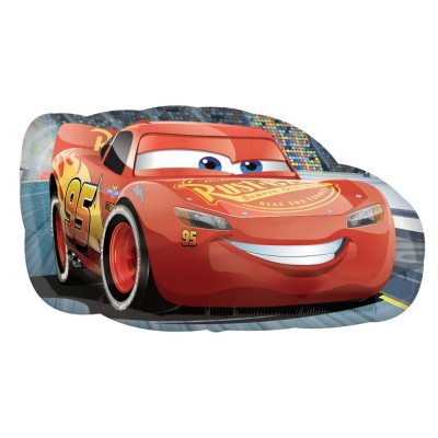 BALLON ALUMINIUM VOITURE MACQUEEN 76X43CM