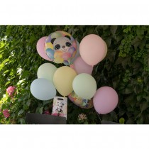 BALLON ANNIVERSAIRE PANDA ALUMINIUM 45CM