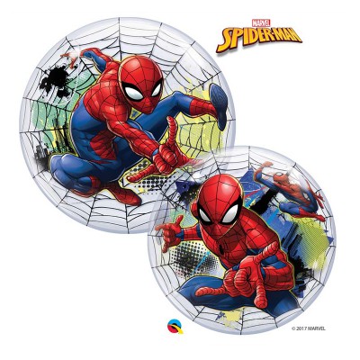 Ballon Bulle Spiderman™ 56 cm - déco anniversaire