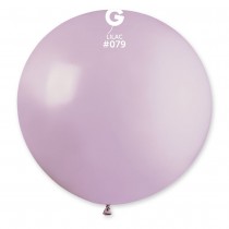 BALLON GÉANT ROND BIO 80CM LILAS