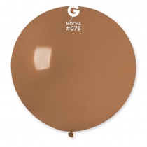 BALLON GÉANT ROND BIO 80CM MOKA