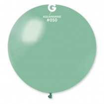 BALLON GÉANT ROND BIO 80CM VERT D\'EAU