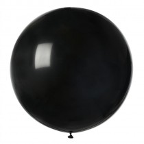 BALLON GÉANT ROND NOIR BIO DIAM 80 CM