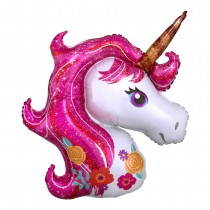 BALLON MAGICAL UNICORN 83X73 CM