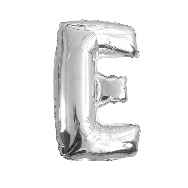 BALLON METALLIQUE LETTRE E