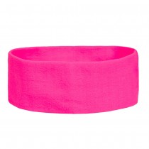 BANDEAU STRETCH RÉTRO GYM ANNÉES 80 ROSE FLUO