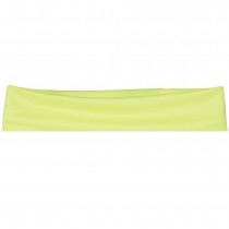 BANDEAU STRETCH SPORT ANNÉES 80 ADULTE FLUO JAUNE