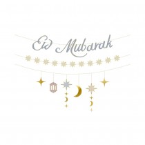 BANNIÈRE EID MUBARAK 200CM
