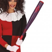 BATTE DE BASEBALL ARLEQUIN DANGEREUX 75CM ADULTE