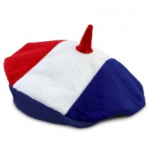 BÉRET POLYESTER COCORICO FRANCE SUPPORTER ADULTE
