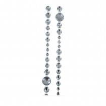 BIJOUX CHEVEUX ADHÉSIF STRASS MÈCHE ARGENT