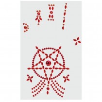 BIJOUX DE PEAU ADHÉSIF MAIN SATANIQUE ADULTE