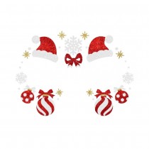 BIJOUX DE PEAU ADHÉSIF VISAGE NOËL FESTIF FEMME