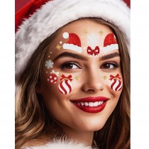 BIJOUX DE PEAU ADHÉSIF VISAGE NOËL FESTIF FEMME