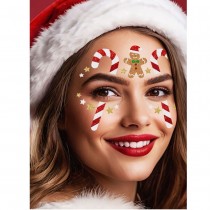 BIJOUX DE PEAU ADHÉSIF VISAGE NOËL GOURMAND FEMME