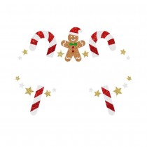 BIJOUX DE PEAU ADHÉSIF VISAGE NOËL GOURMAND FEMME