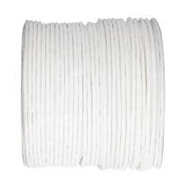 BOBINE CORDON LAITONNÉ BLANC 20M