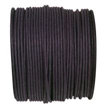 BOBINE CORDON LAITONNÉ NOIRE 20M