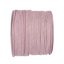 BOBINE CORDON LAITONNÉ ROSE CLAIR 20M