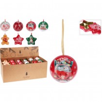 BOÎTE MÉTAL DÉCO NOËL SUSPENSION