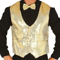 BOLÉRO VESTE SEQUINS OR HOMME