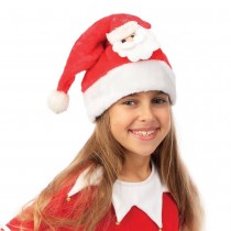 BONNET PELUCHE TRADITION MOTIFS DE NOËL ENFANT