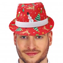 BORSALINO DÉCORATIONS NOËL POLYESTER ROUGE ADULTE