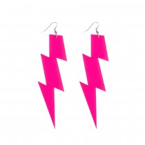 BOUCLES D\'OREILLES ÉCLAIR ROSE ADULTE