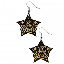 BOUCLES OREILLES PENDENTIF ÉTOILE NEW YEAR FEMME