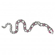 BOUCLES OREILLES PENDENTIF SERPENT ARGENT FEMME