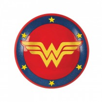 BOUCLIER WONDER WOMAN LUXE POIGNÉE Ø33CM ENFANT