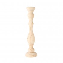 BOUGEOIR BOIS WOODIE 29.5CM NATUREL