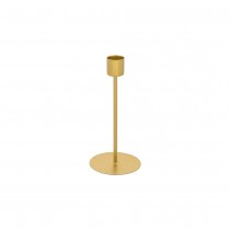 BOUGEOIR MÉTAL DESIGN 7X15CM OR