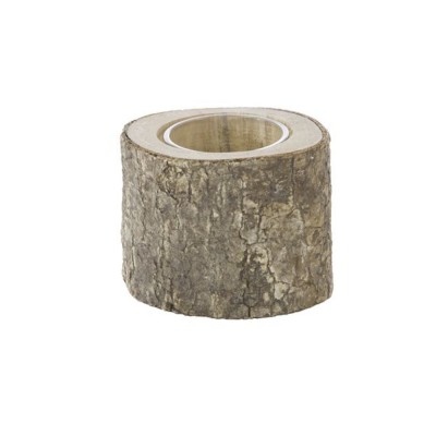 BOUGEOIR TRONC VERRE 6 CM