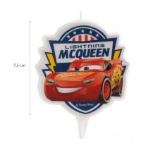 BOUGIE ANNIVERSAIRE 2D CARS 7.5CM