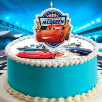 BOUGIE ANNIVERSAIRE 2D CARS 7.5CM
