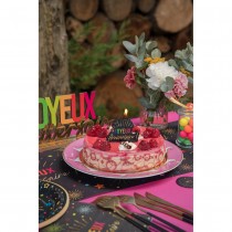 BOUGIE ANNIVERSAIRE MULTI 8.1X7.5CM