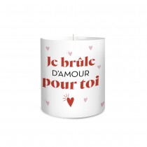 BOUGIE CÉRAMIQUE JE BRÛLE POUR TOI