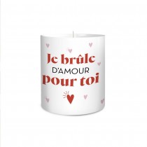 BOUGIE CÉRAMIQUE JE BRÛLE POUR TOI