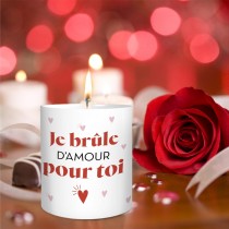 BOUGIE CÉRAMIQUE JE BRÛLE POUR TOI