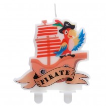 BOUGIE CIRE BATEAU COCO LE PIRATE 7.5CM