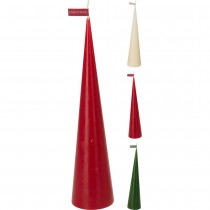 BOUGIE CIRE DESIGN C?\ NE SAPIN NOËL 31.5CM