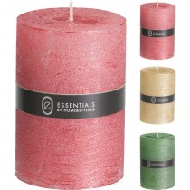 BOUGIE CIRE PILIER CYLINDRIQUE 10X7CM