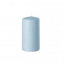 BOUGIE CYLINDRE SÉCURITÉ 11H 80X40MM BLEU CÉLESTE