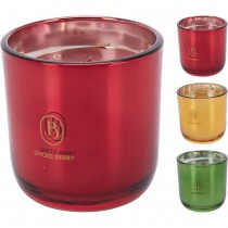 BOUGIE PARFUMÉE BOUGEOIR VERRE 26H 9X9.5CM