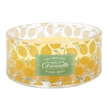 BOUGIE PARFUMEE CITRONNELLE 4 MECHES D19CM